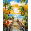 Картина по номерам Santi Тропический пляж 40х50 см (954781)