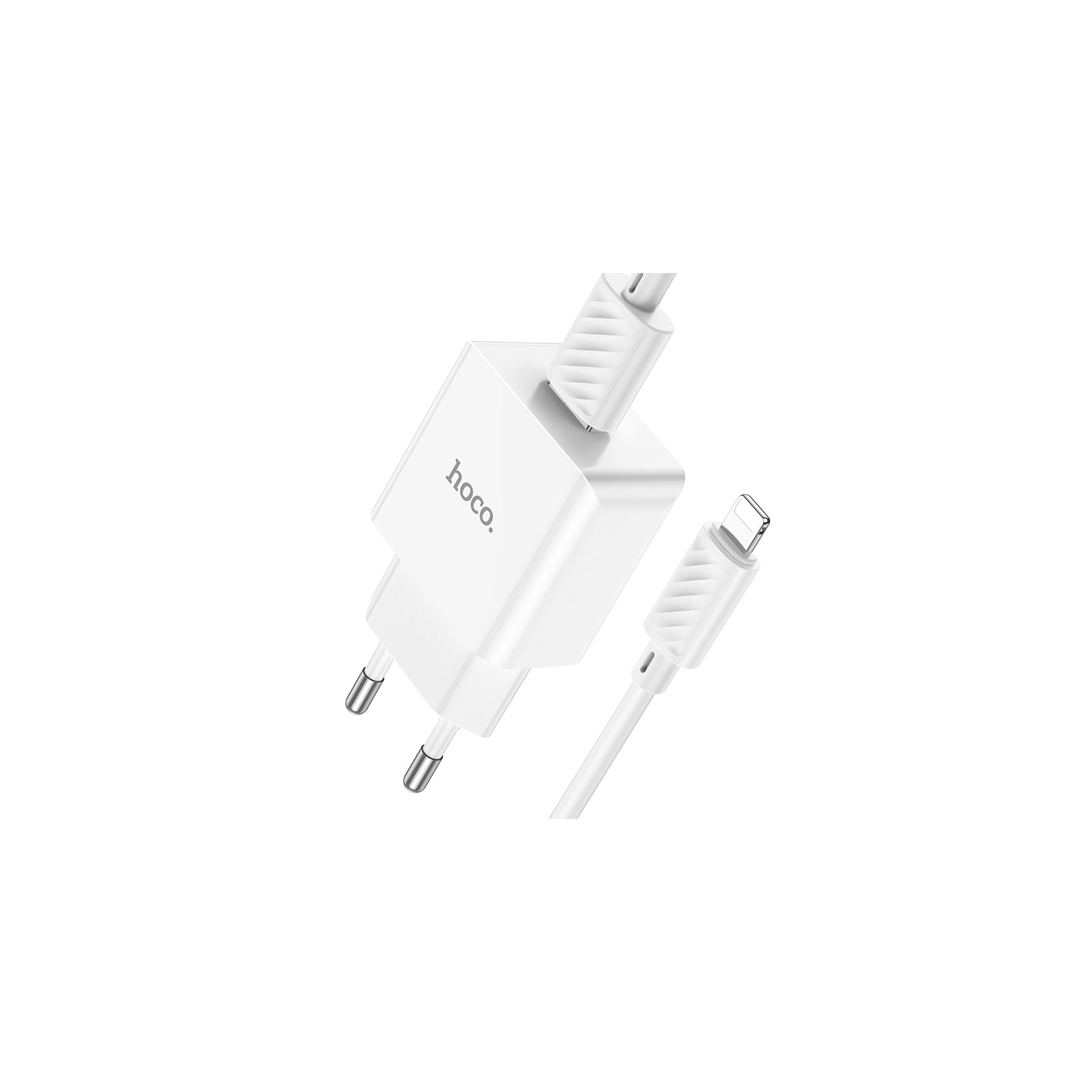 Зарядное устройство HOCO C106A charger set(iP) White (6931474783899) изображение 3