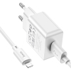 Зарядное устройство HOCO C106A charger set(iP) White (6931474783899) изображение 6
