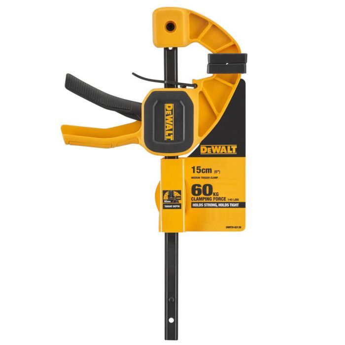 Струбцина DeWALT "M" триггерная (быстрозажимная), 150мм, давление 63 кг. (DWHT0-83139) изображение 3