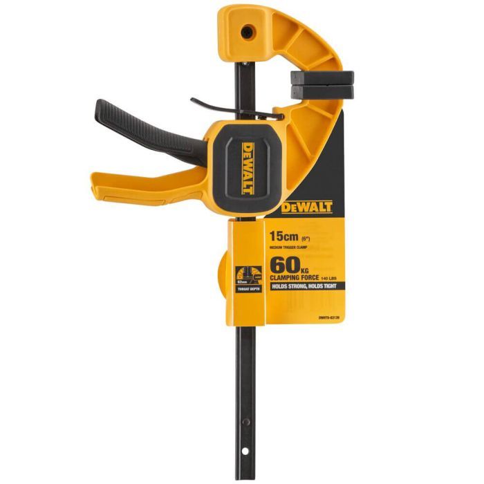 Струбцина DeWALT "M" триггерная (быстрозажимная), 150мм, давление 63 кг. (DWHT0-83139) изображение 4