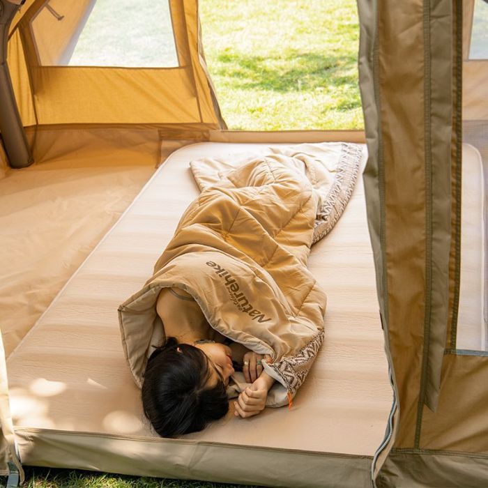 Спальный мешок Naturehike L150 NH20MSD05 лівий (13°C) бежевий (6976023922282) изображение 3