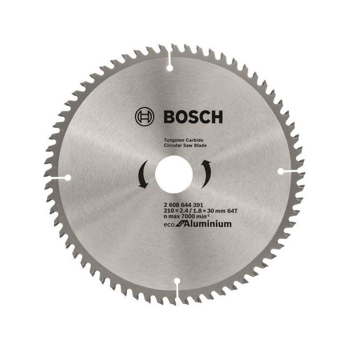 Диск пильный Bosch Eco for Aluminium 210x2.4x30-64T (2.608.644.391)