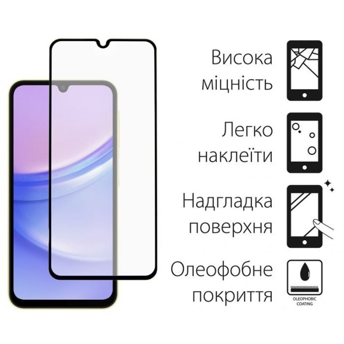 Стекло защитное Dengos Samsung Galaxy A15 2pcs (DG-TG2P-11) изображение 2