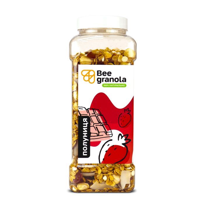 Гранола Bee Granola Клубника 500 г (4820228430177)