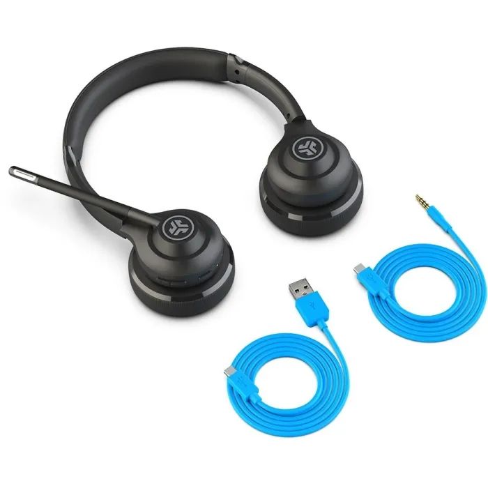 Наушники Jlab GO Work Wireless 2nd Gen Black (IEUHBGOWORKRBLK4) изображение 5