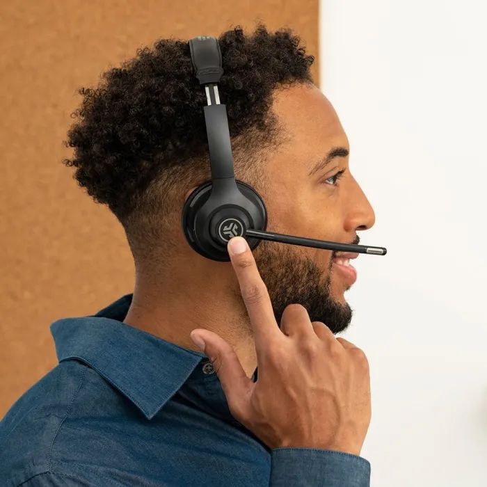 Наушники Jlab GO Work Wireless 2nd Gen Black (IEUHBGOWORKRBLK4) изображение 7