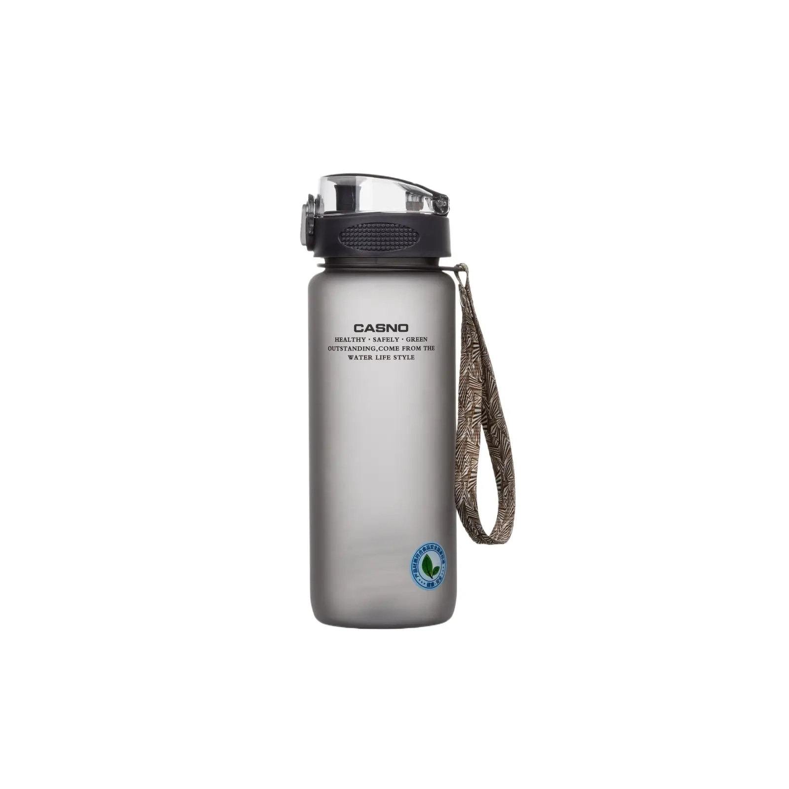 Бутылка для воды Casno 850 мл KXN-1183 Сіра (KXN-1183_Grey)