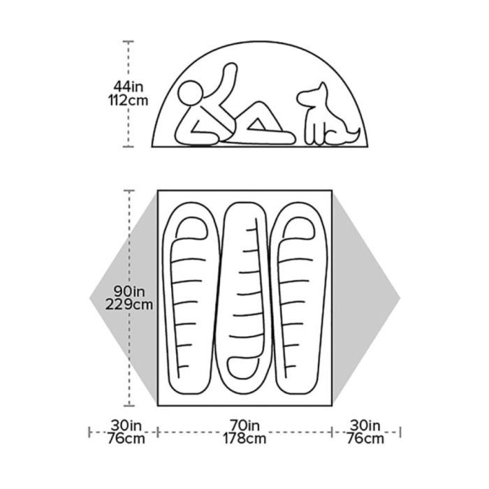 Намет Big Agnes Blacktail 3 green (021.0072) зображення 4