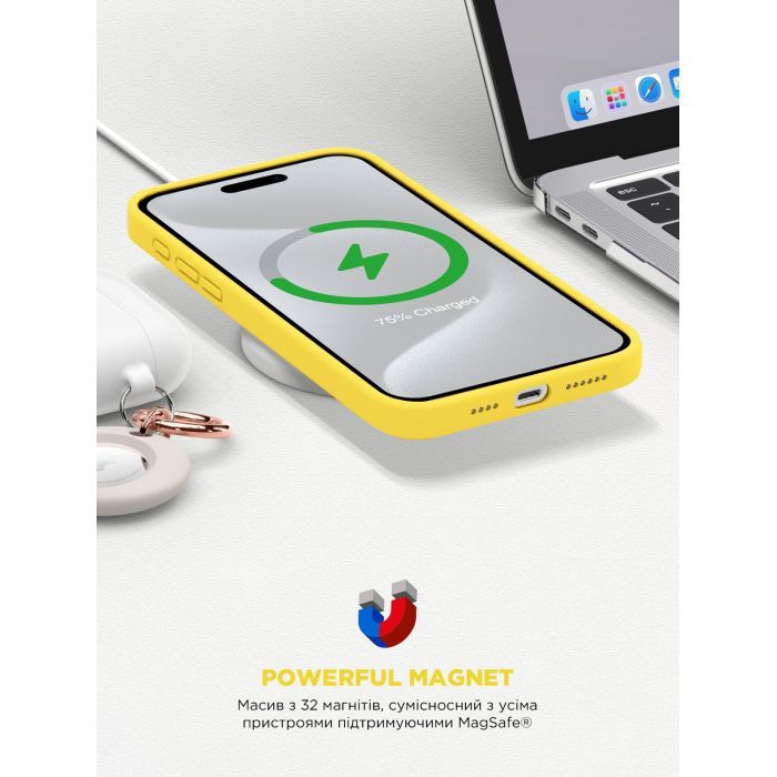 Чехол для мобильного телефона Armorstandart ICON2 MagSafe Apple iPhone 15 Pro Sunshine (ARM77007) изображение 9