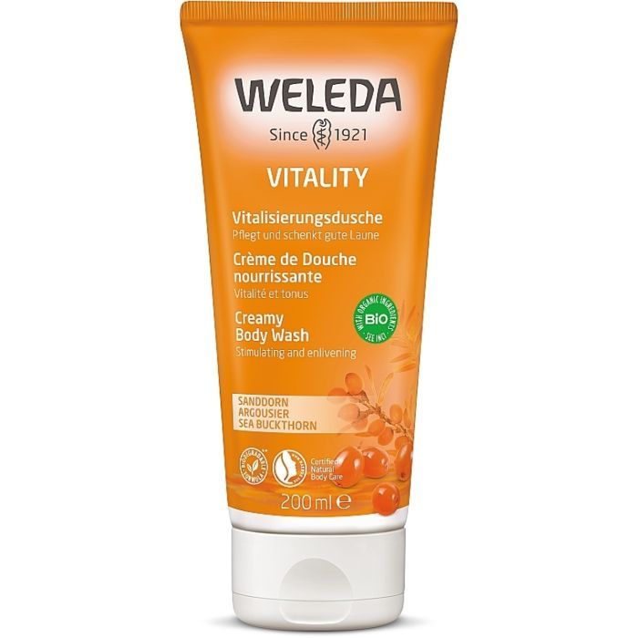 Гель для душу Weleda Sea Buckthorn Creamy Body Wash 200 мл (7611916124518)