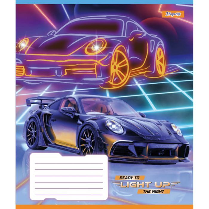 Тетрадь 1 вересня 1В Lights up 48 листов линия (767118) изображение 3