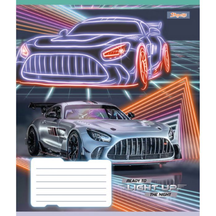 Тетрадь 1 вересня 1В Lights up 48 листов линия (767118) изображение 5