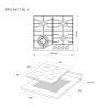 Варочна поверхня Pyramida PFG 641 T BL A зображення 12