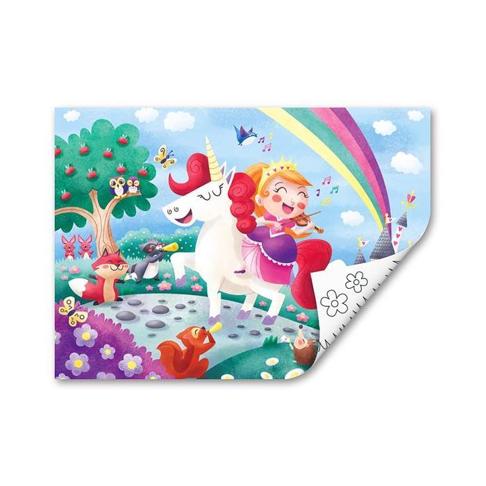 Пазл Hape Единороги с раскраской (E1642) изображение 7