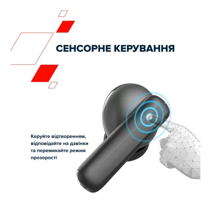 Наушники Canyon TWS-10 OnGo ANC ENC Black (CNS-TWS10BK) изображение 7