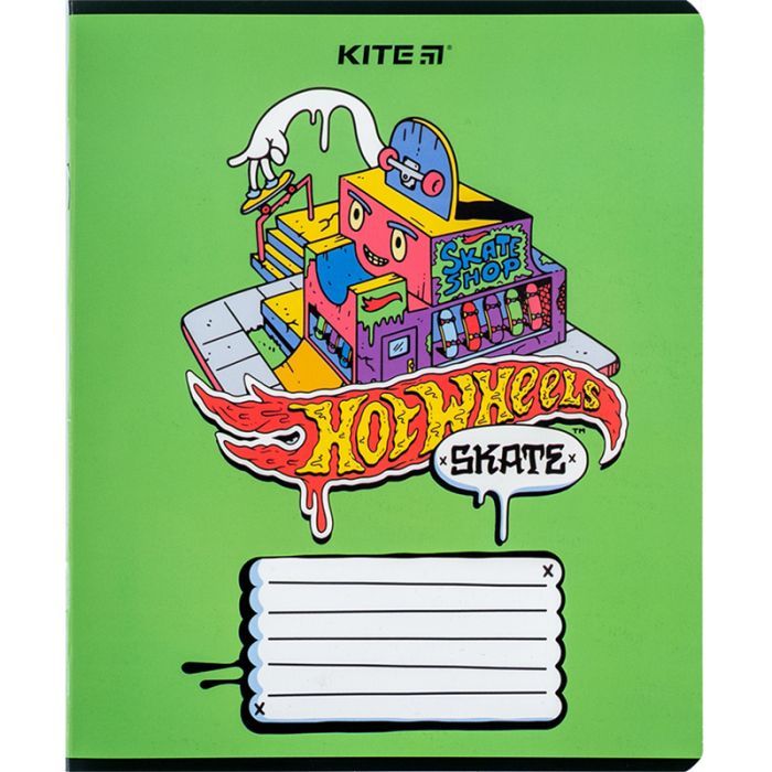 Зошит Kite Hot Wheels 18 аркушів, лінія (HW24-237) зображення 10