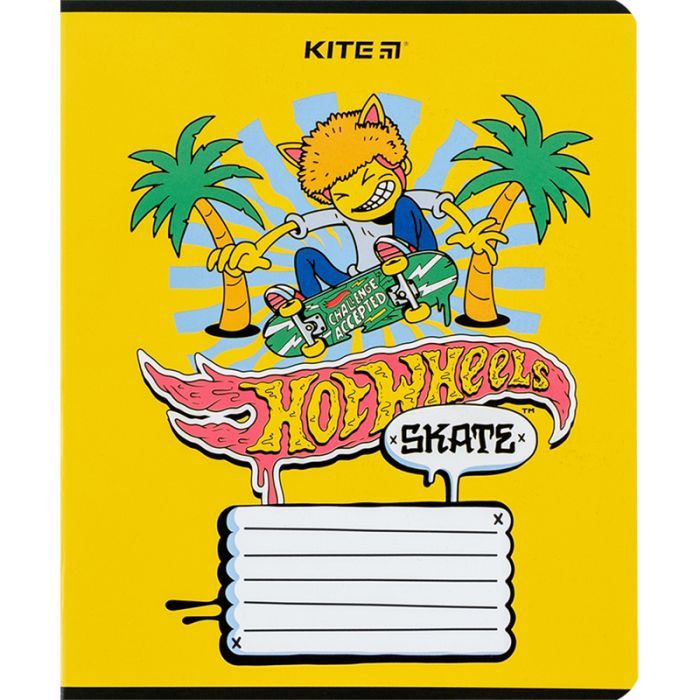 Зошит Kite Hot Wheels 18 аркушів, лінія (HW24-237) зображення 12