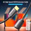 Кабель мультимедийный HDMI M to HDMI F 5.0m V2.0 4K 60Hz PVC Vention (AHCBJ) изображение 2