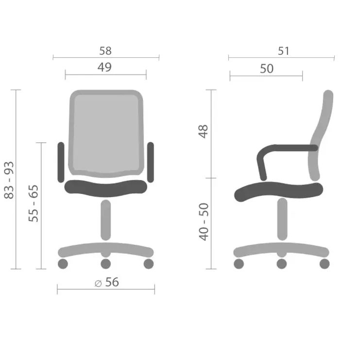 Офисное кресло Special4You Alera black (E7047) изображение 12