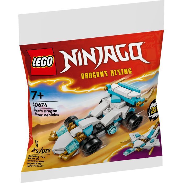 Конструктор LEGO Ninjago Суперсильные транспортные средства дракона Зейна (30674)
