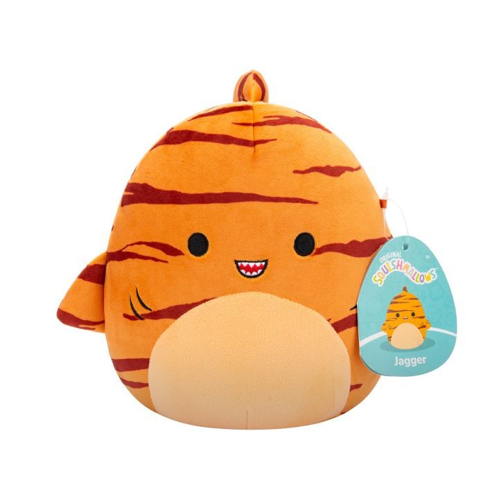 Мягкая игрушка Squishmallows Тигровая акула Джаггер 19 см (SQCR06597) изображение 7