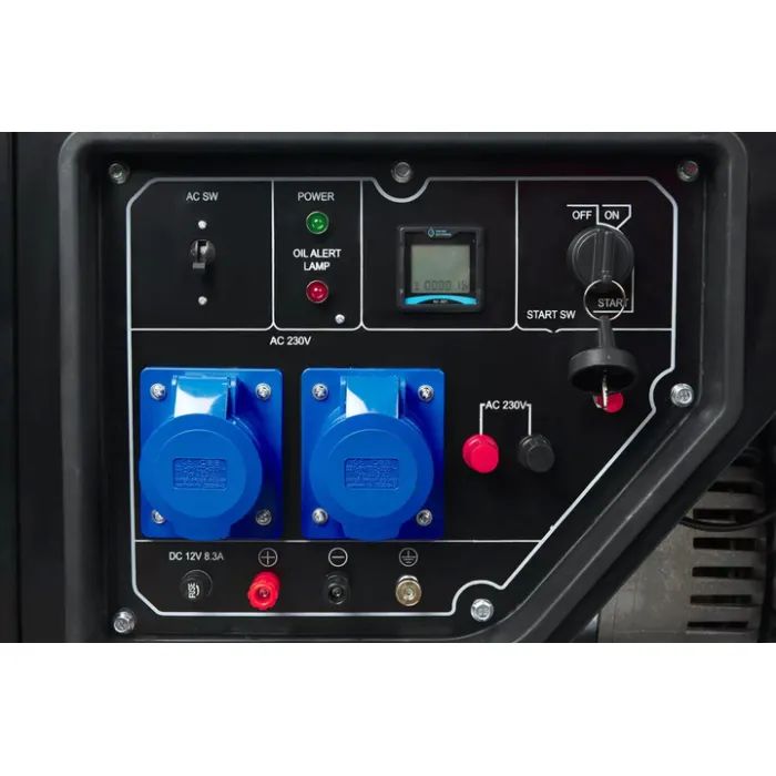 Генератор Enersol дизельный, 1-ф, 10 kW, двигатель ES-110F, 3000 об/мин, вес 170 кг (SKD-10EBA) изображение 9