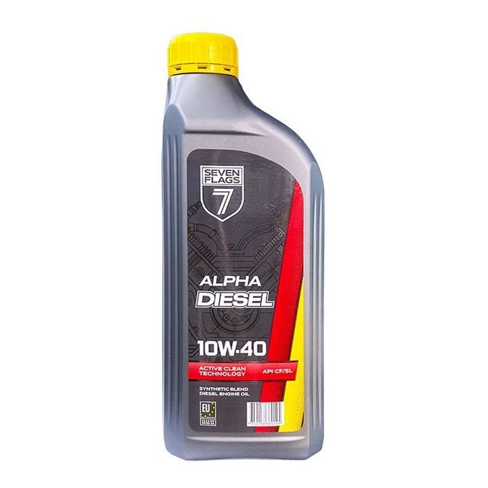 Моторна олива 7FLAGS Alpha DIESEL 10W-40 0,85