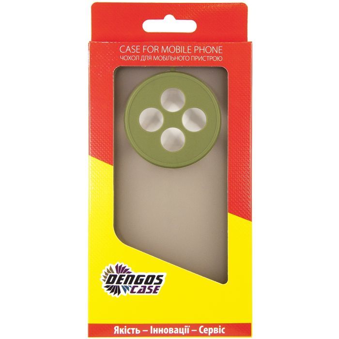 Чехол для мобильного телефона Dengos Matte Oppo Reno 12 F/FS (Green) (DG-TPU-MATT-148) изображение 5