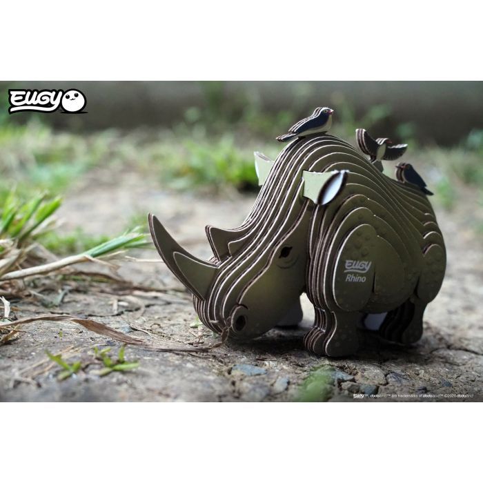 Пазл Eugy 3D Зоопарк Носоріг (XEG-076) зображення 6