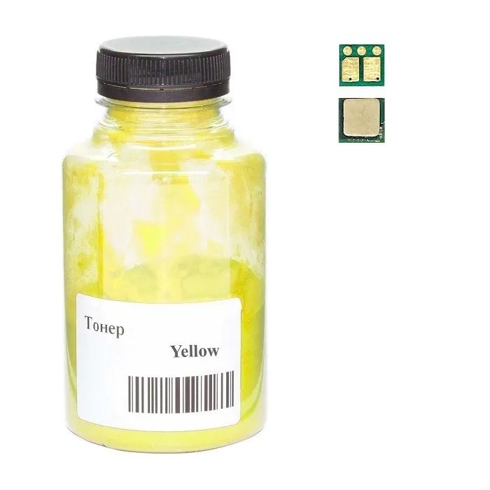 Тонер Canon 067 35г +chip YELLOW MF651Cw/MF655Cdw/MF657Cdw 1.25K AHK (50000373)