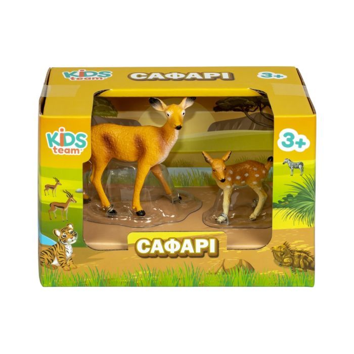 Фигурка Kids Team набор Олениха с олененком (Q9899-A38_2) изображение 2
