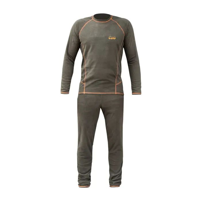 Комплект термобелья Tramp Microfleece Оливковий XL (UTRUM-020-olive-XL)