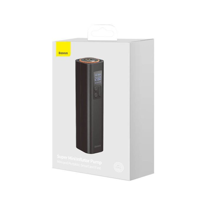 Автомобильный компрессор Baseus Super Mini Inflator Pump Black (CRCQ000001) изображение 11