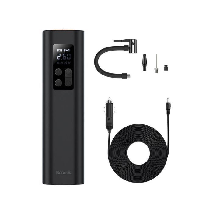 Автомобильный компрессор Baseus Super Mini Inflator Pump Black (CRCQ000001) изображение 6