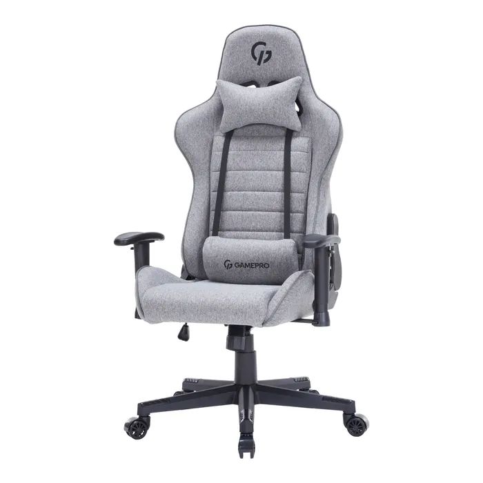 Крісло ігрове GamePro GC575FB Size L Fabric Gray (GC575FG)