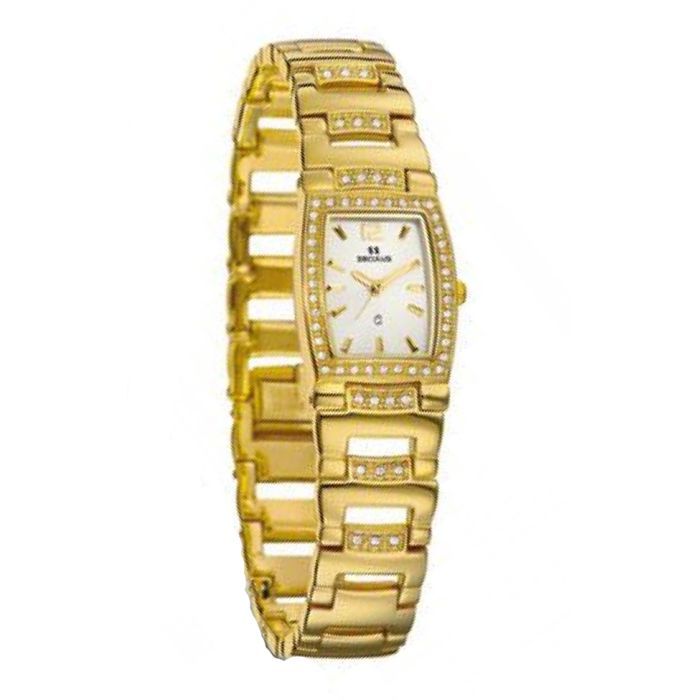 Наручний годинник Seculus 1650.2.763 silver wht, pvd w/stones, pvd w/stones