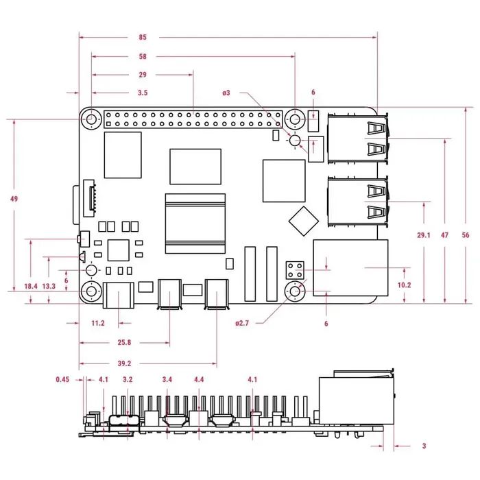 Додаткове обладнання до промислового ПК Raspberry Pi Плата Raspberry Pi 5, 2GB (RPI5-2GB) зображення 10