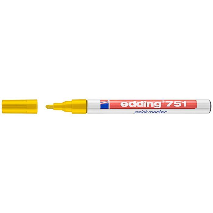 Маркер Edding Paint 1-2 мм круглый черный (e-751/01)