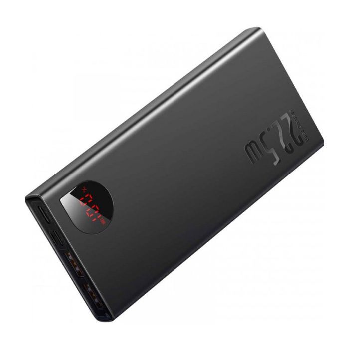 Батарея универсальная Baseus Adaman 10000mAh, PD QC/3.0/22,5W, black (PPAD070001) изображение 3