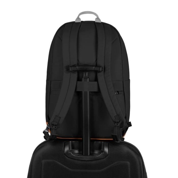 Рюкзак туристический Pacsafe Go 25L чорний/помаранчевий (35115130) изображение 4