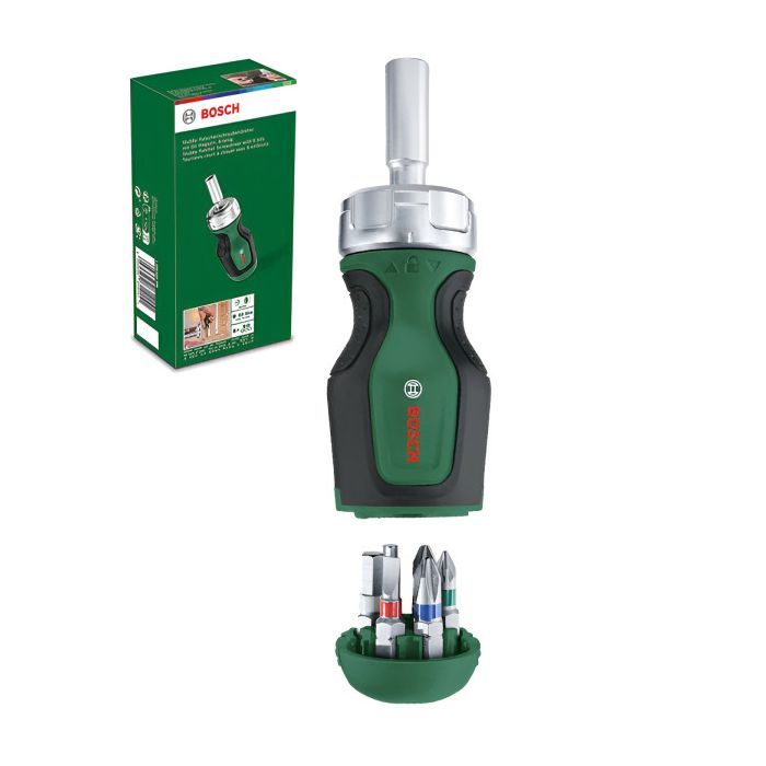 Набор отверток Bosch с храповиком 6 насадок (1.600.A02.7PK) изображение 8