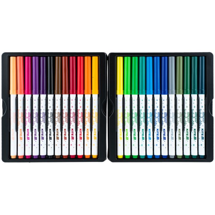 Фломастеры Kite Creative Superwashable 24 цветов (K-1153) изображение 3