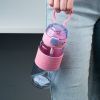 Поїльник-непроливайка Kite 600 мл, блакитно-рожева (K24-1201-3) зображення 7