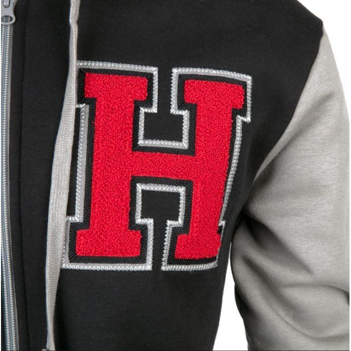 Кофта Jinx World of Warcraft Horde Varsity Hoodie Black/Cool Grey/Red S (JINX-10491 BLS) зображення 3