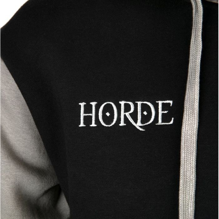 Кофта Jinx World of Warcraft Horde Varsity Hoodie Black/Cool Grey/Red S (JINX-10491 BLS) зображення 4