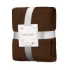 Плед Ardesto Flannel 200х220см, 100% поліестер, коричневий (ART0218SB)
