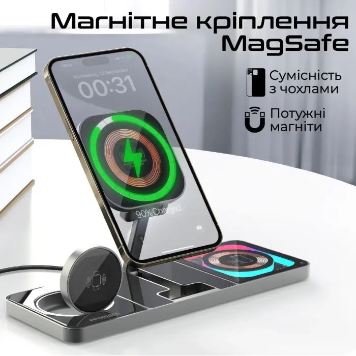 Зарядное устройство Promate auraslate-trio изображение 4