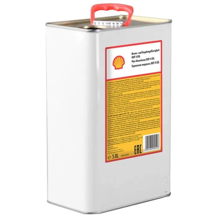 Тормозная жидкость Shell Гальмівна рідина Shell Brake & Clutch fluid DOT4 ESL 5л (шт.) (75463)
