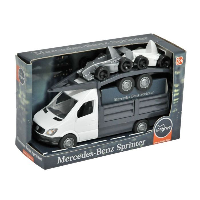 Спецтехніка Tigres Mercedes-Benz Sprinter бортовий з лафетом (білий) (39670)